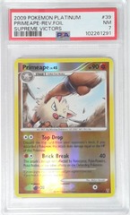 V1814: 2009: Primeape: 29/147: Supreme Victors: Platinum: PSA: 7: NM: 102261291